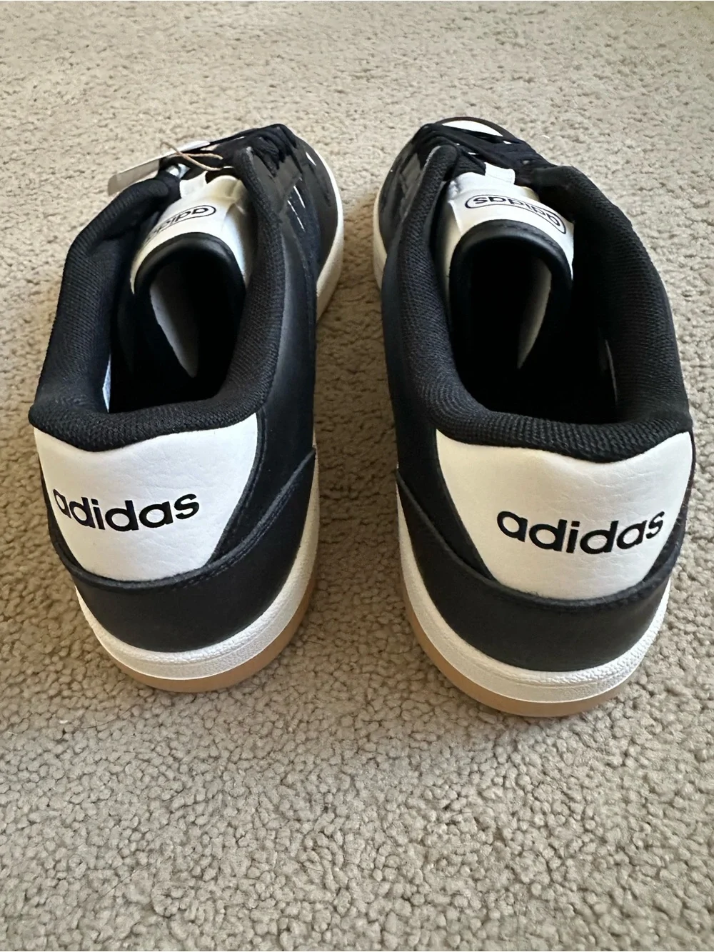 Adidas Break Start Core Black White Mens Athletic Sneaker